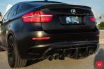 BMW X6 M Matte Black on Vossen Wheels (HF-2) 2019 года